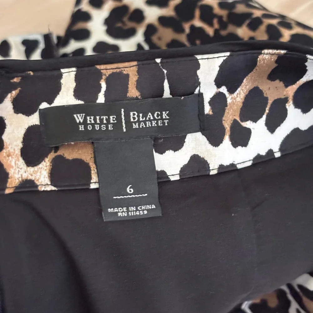 White House Black Market whbm satin